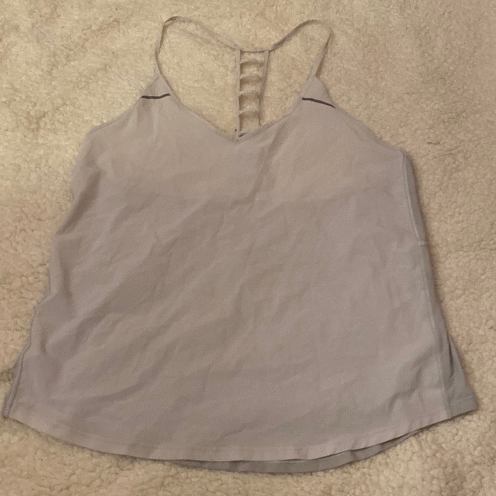 Grey Lululemon tank top